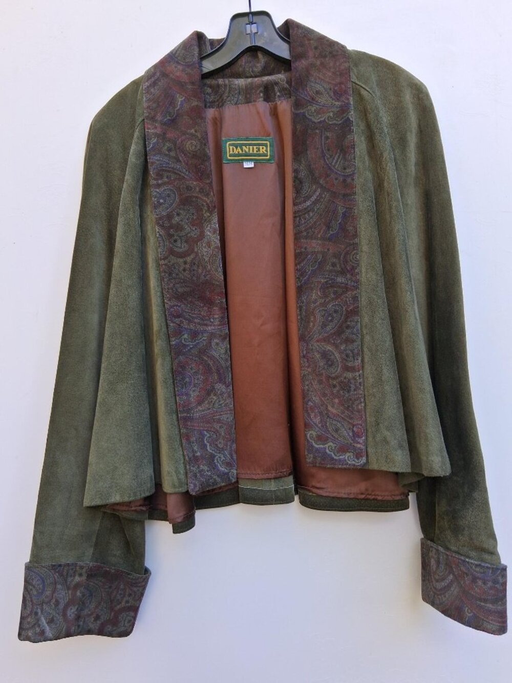 Vintage Danier suede bolero jacket